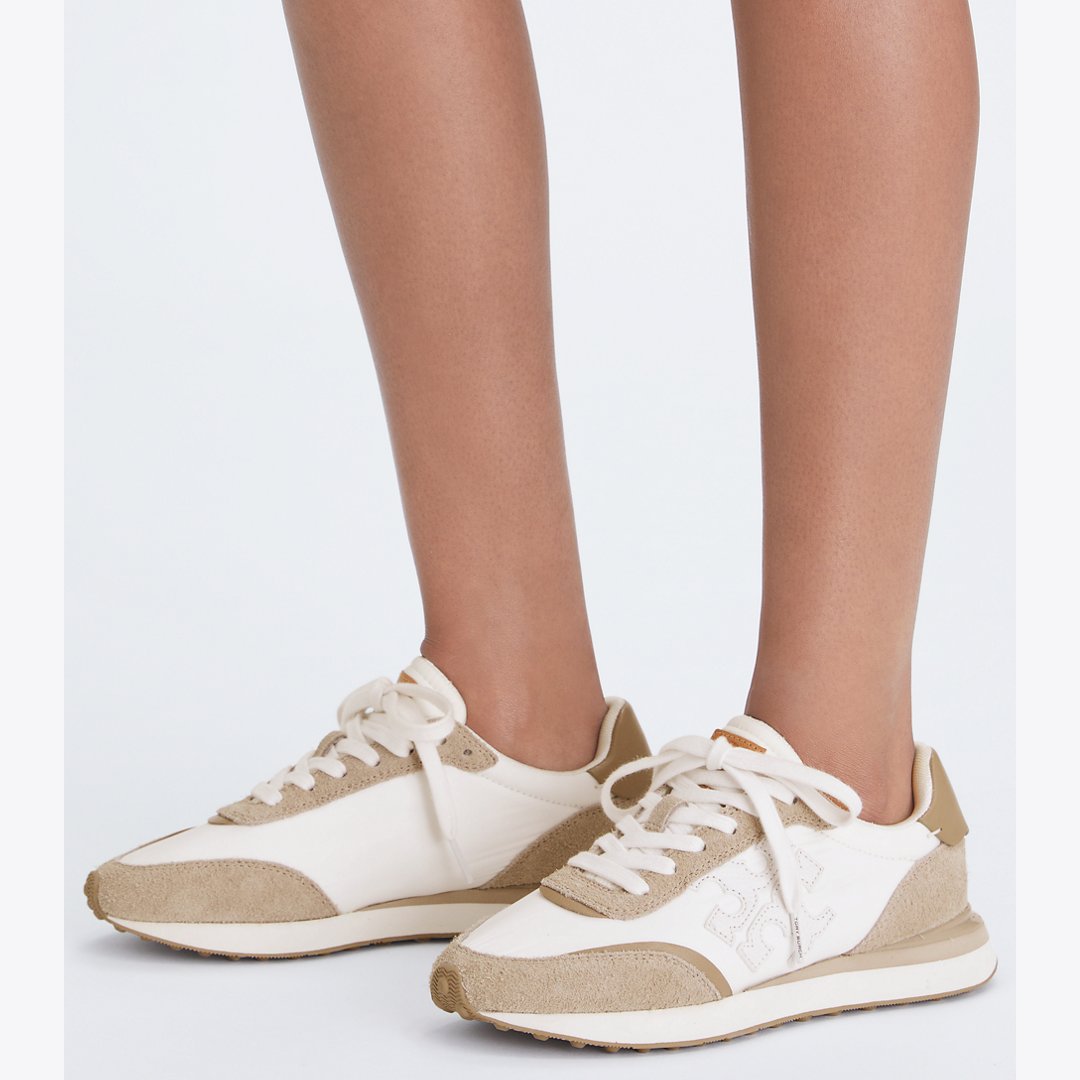 Tory Burch Destiny Trainer WHITE / WHITE / AVOLA