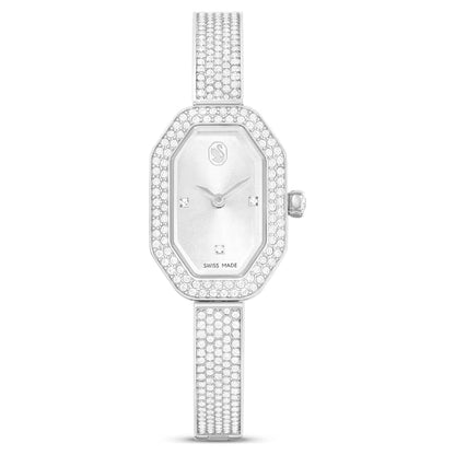 Swarovski Dextera Bangle Watch Swiss Made Metal Bracelet Silver Tone Stainless Steel SW5672977