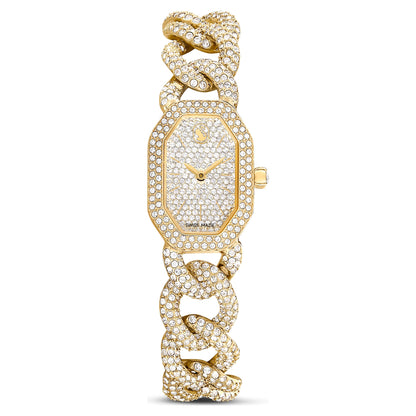 Swarovski Dextera Chain Watch Swiss Made Crystal Bracelet Gold Tone Gold-Tone Finish SW5668854