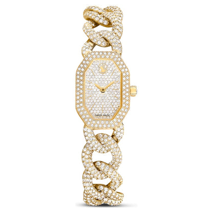 Swarovski Dextera Chain Watch Swiss Made Crystal Bracelet Gold Tone Gold-Tone Finish SW5668854