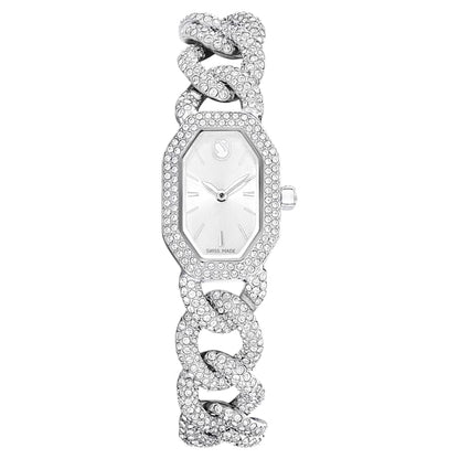 Swarovski Dextera Chain Watch Swiss Made Crystal Bracelet Silver Tone Stainless Steel SW5668899