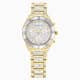 Swarovski Dextera Lux Watch Swiss Made Metal Bracelet Gold Tone Gold-Tone Finish SW5715447