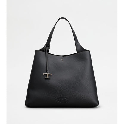 Tods Bag In Leather Medium Black