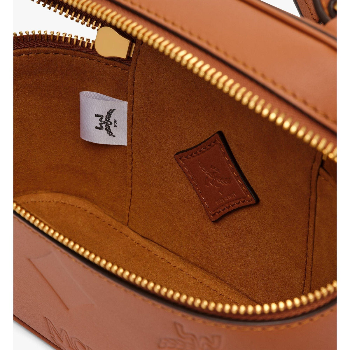 MCM Aren Vanity Case in Maxi Monogram Leather