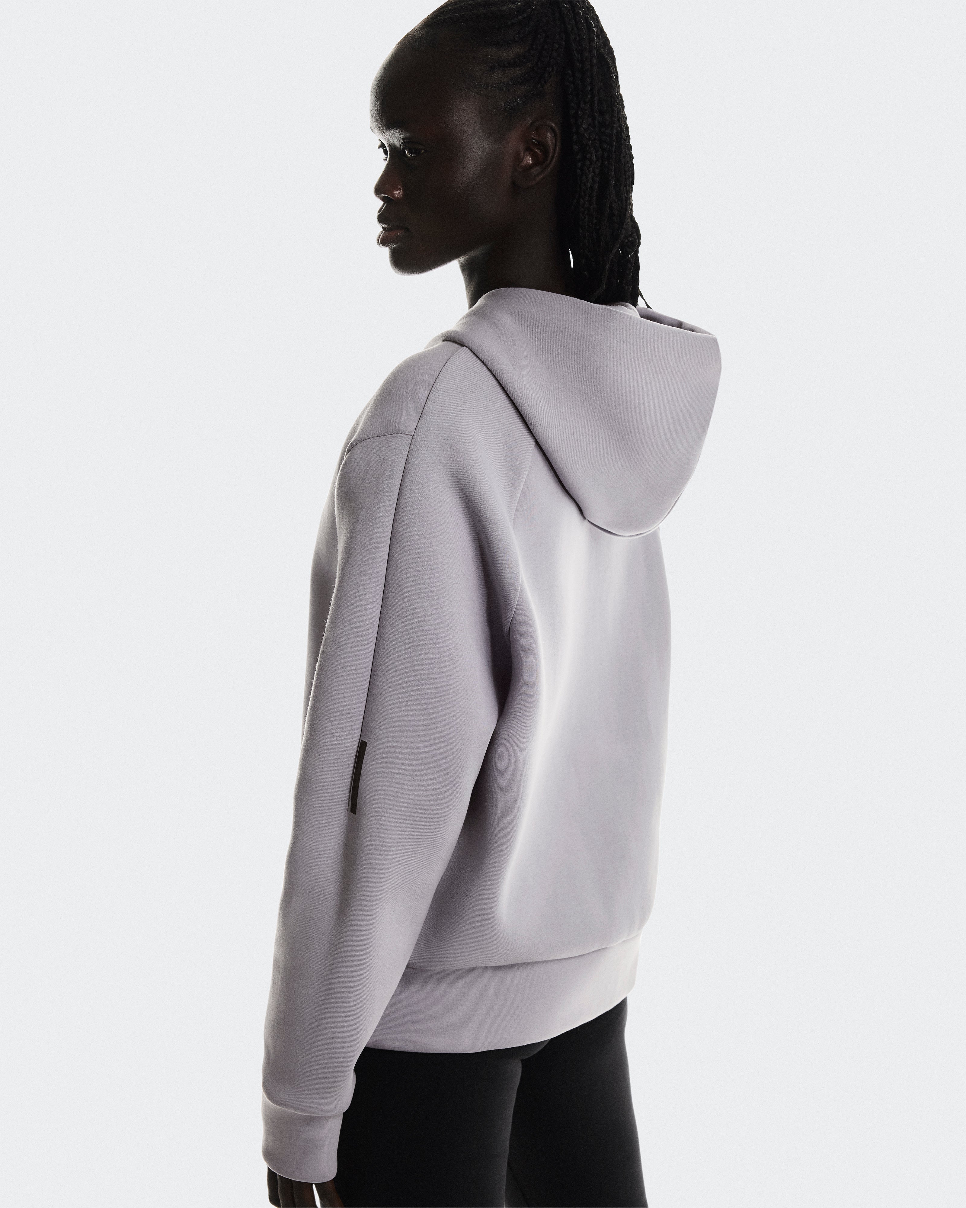 On Focus Tech Zip Hoodie Lilac (Women'S)