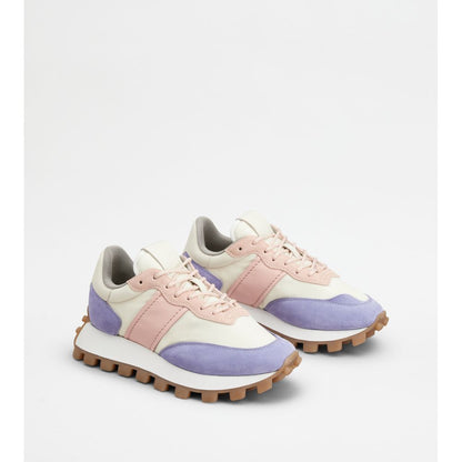 Tods Sneakers Tods 1T In Suede And Fabric White Womens