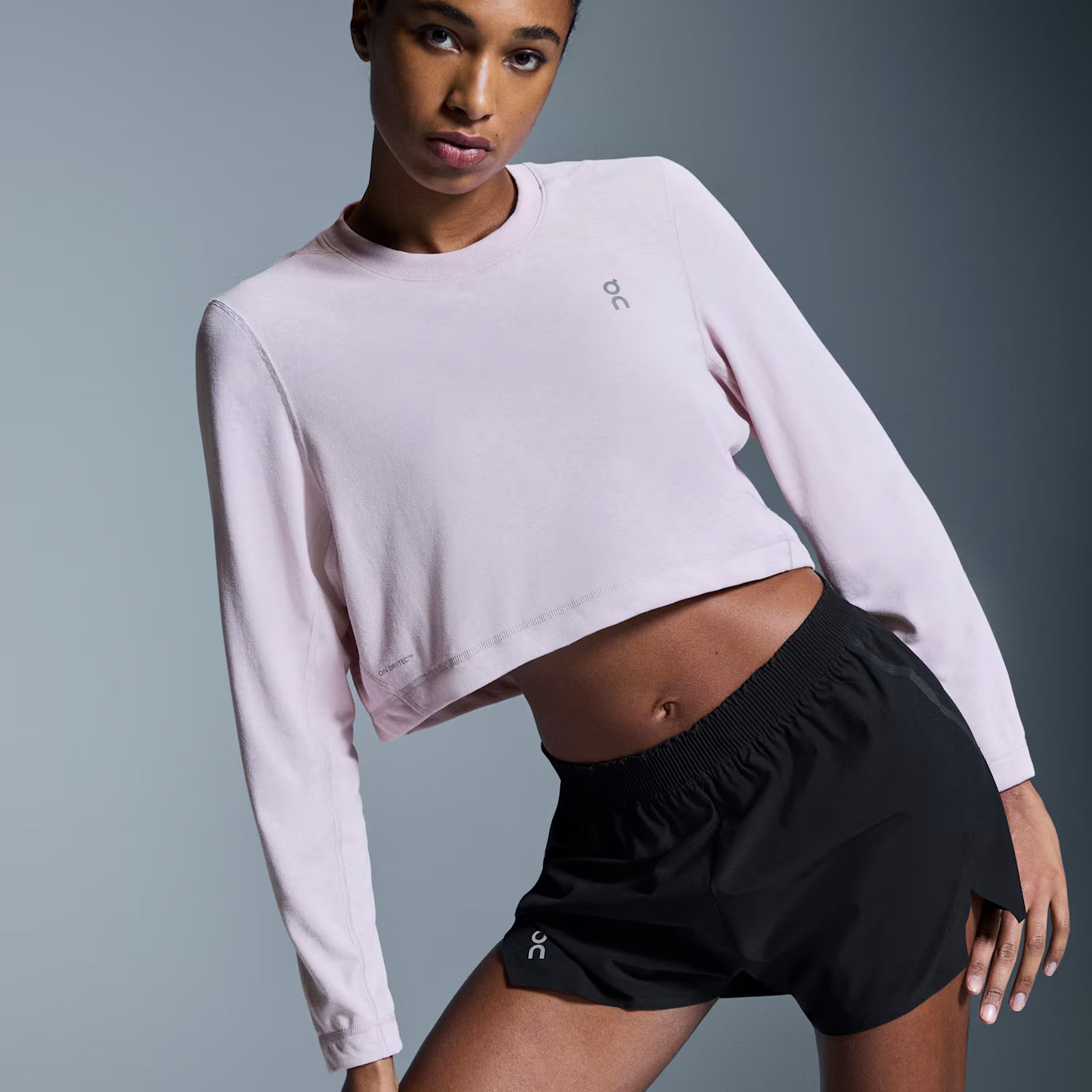 On Train Long-T Crop Graphic Mauve (Women'S)