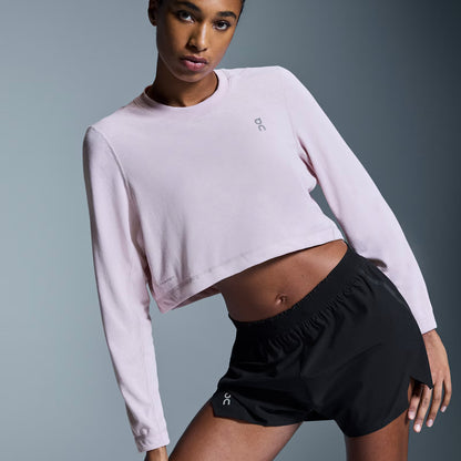 On Train Long-T Crop Graphic Mauve (Women'S)