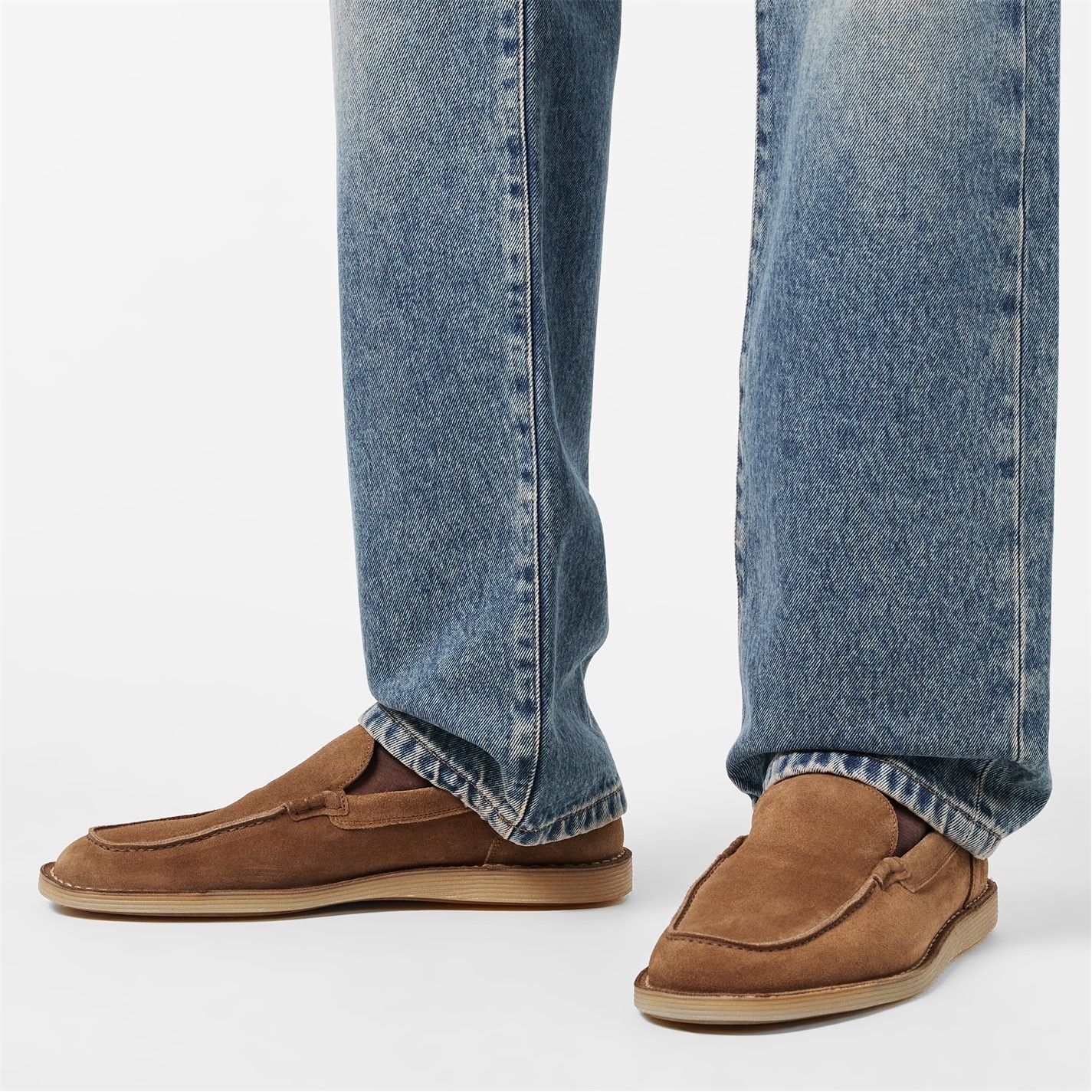  DG Crepe Loafer Sn53 Light Brown