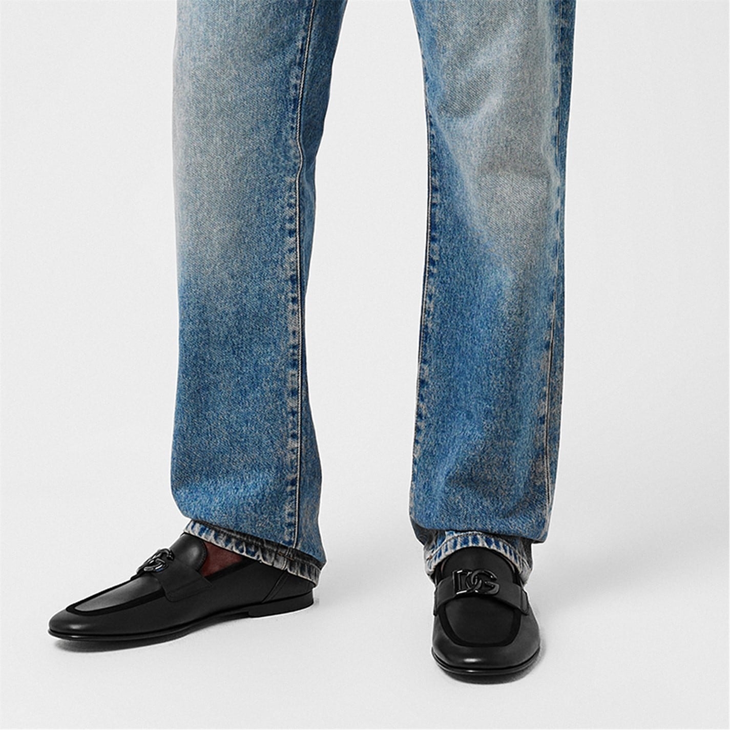  DG DG Logo Loafer Sn53 Black