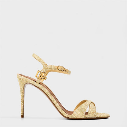  DG Heeled Sandal Ld53 Rafia