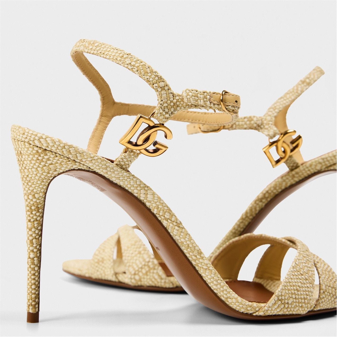  DG Heeled Sandal Ld53 Rafia