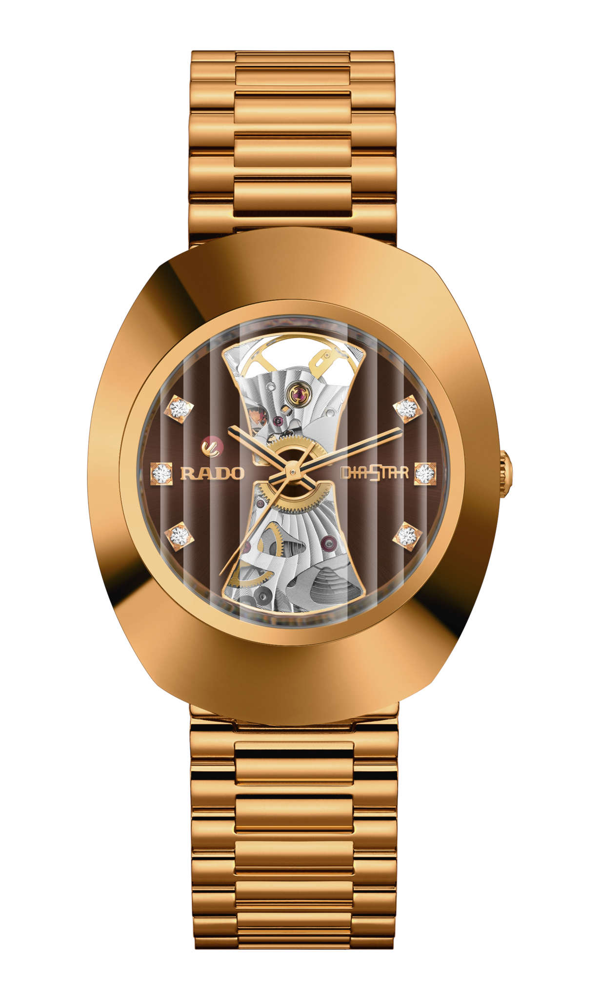 Seiko Rado Diastar Original Open Heart Brown r12065303
