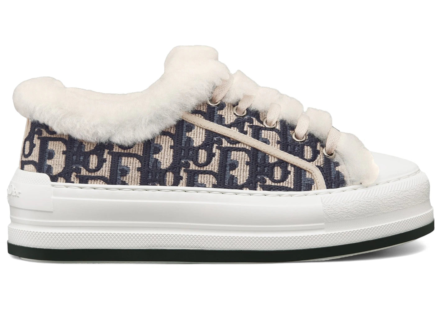 Dior Walk'N'Dior Platform Deep Blue Dior Oblique White (Women'S)