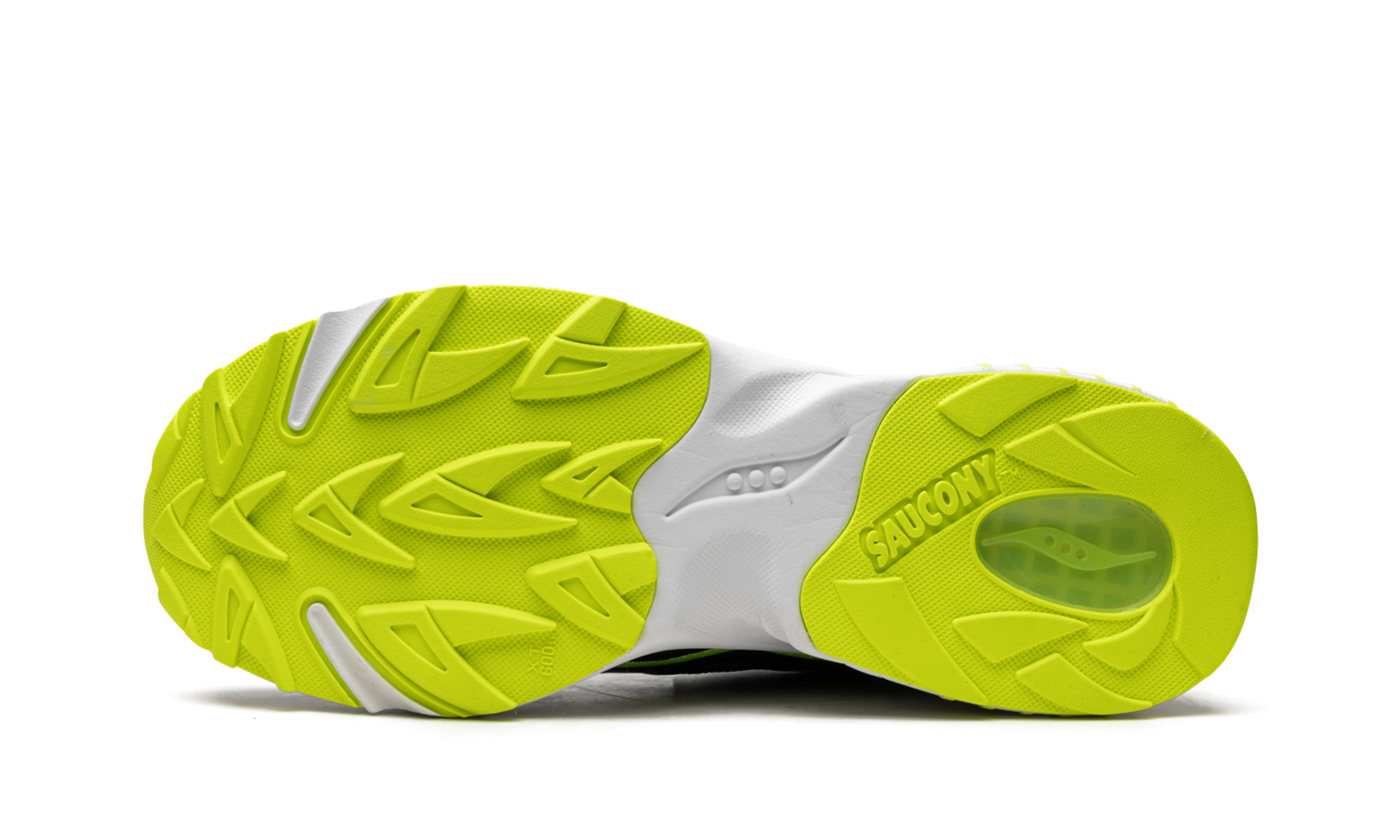 Saucony 3D Grid Hurricane Black Acid Yellow