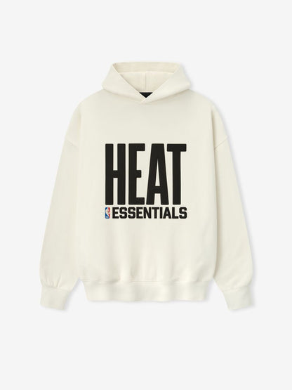 Essentials Heat Sport Hoodie Cream White