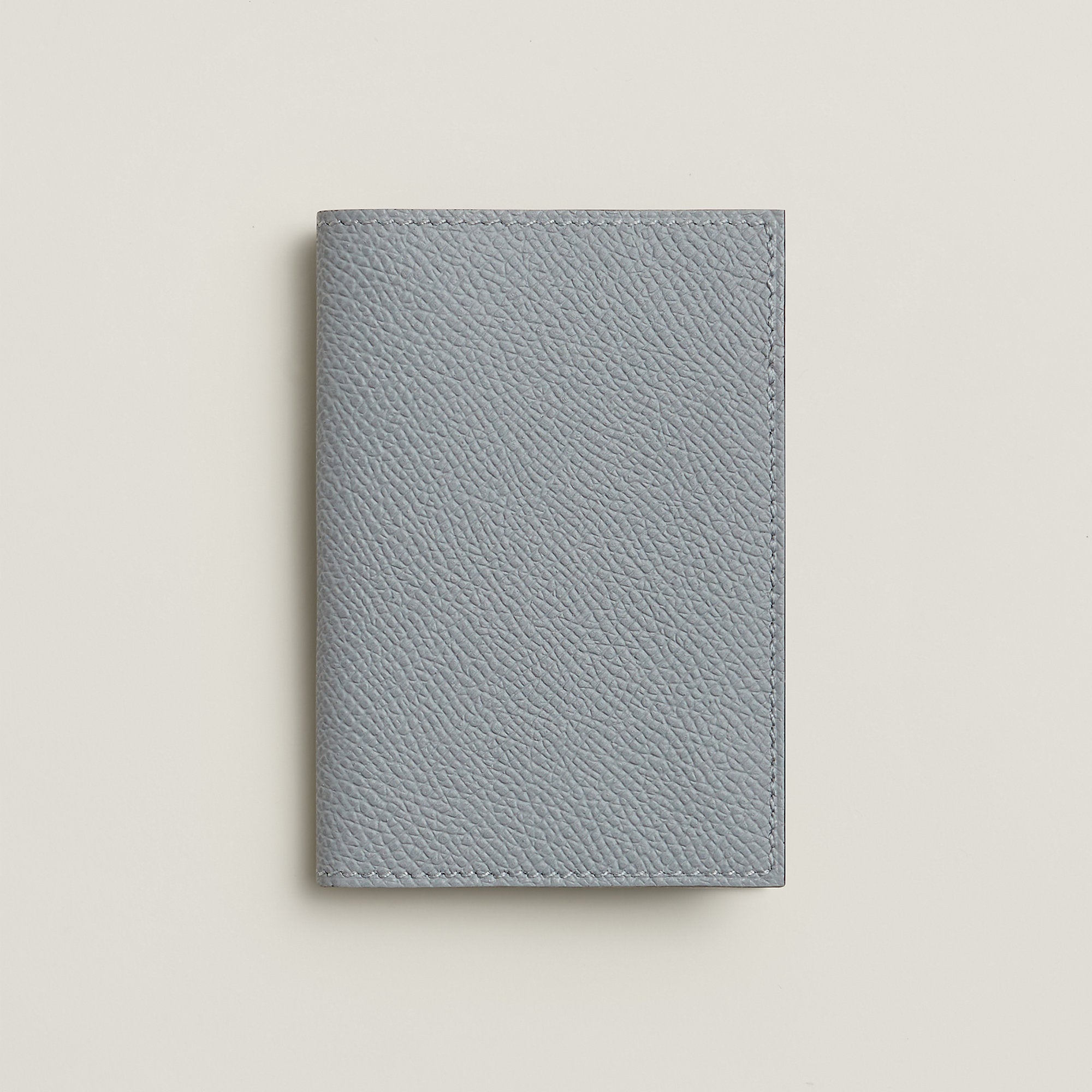 Hermes Doado Card Holder Gris Pantin