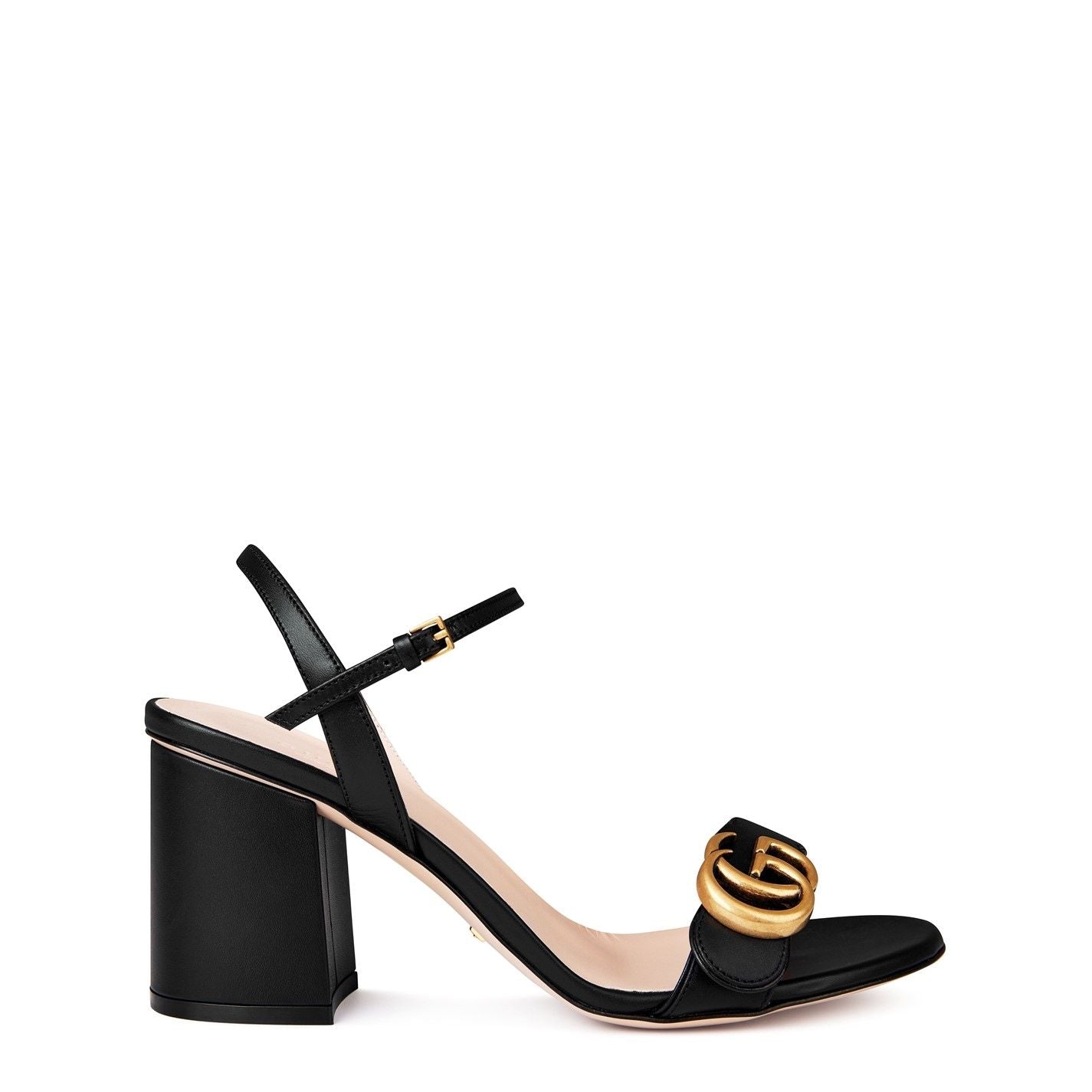  Double G 75mm Sandals Black 1000
