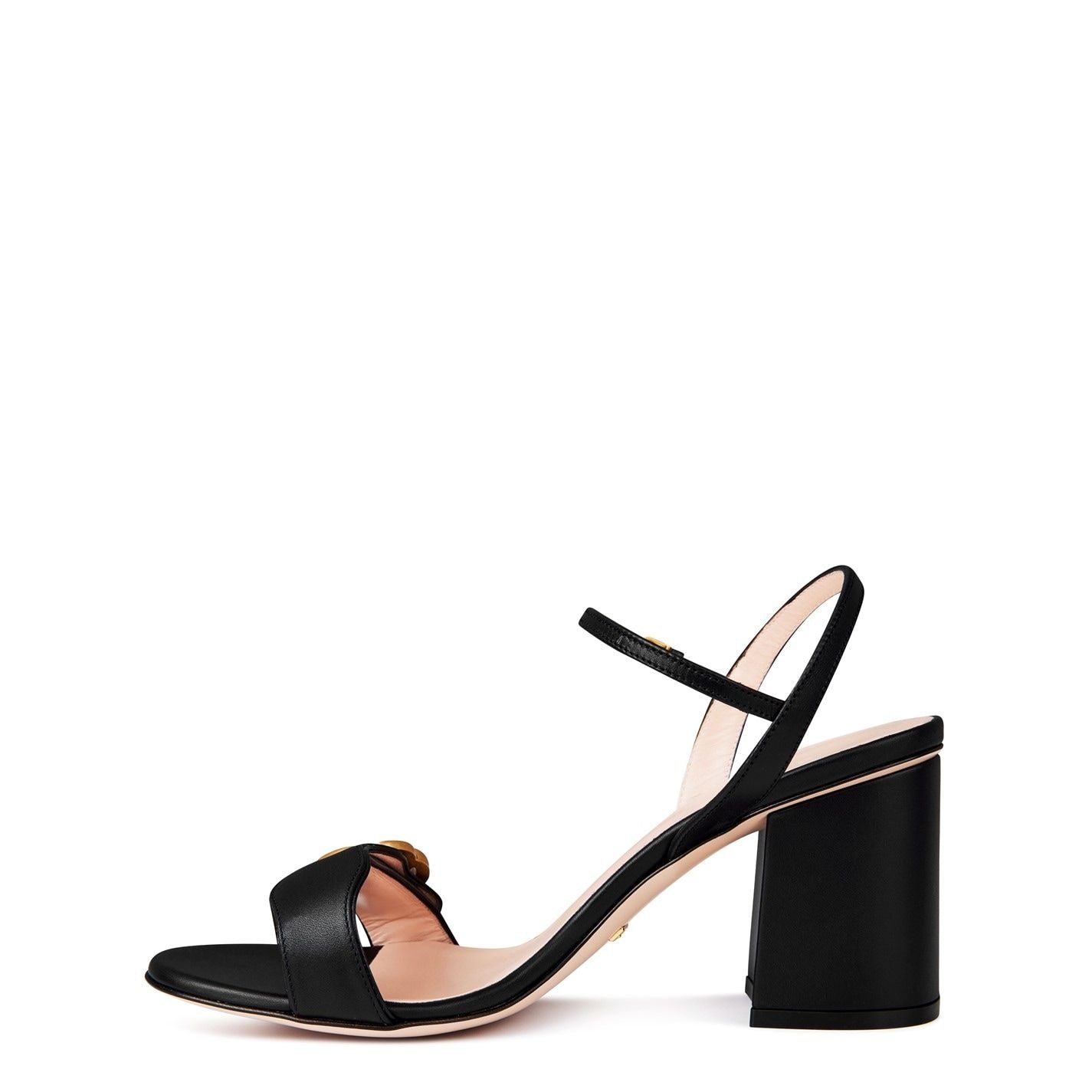  Double G 75mm Sandals Black 1000