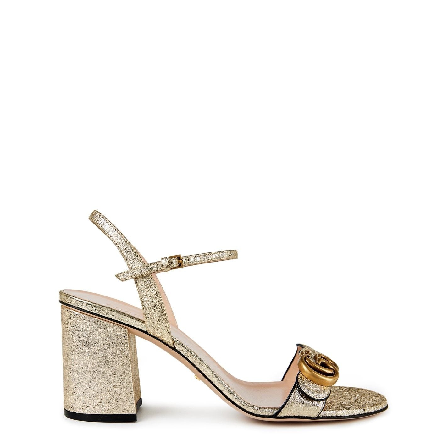  Double G 75mm Sandals Platino