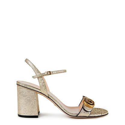  Double G 75mm Sandals Platino