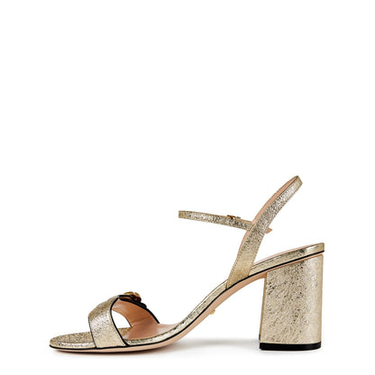  Double G 75mm Sandals Platino