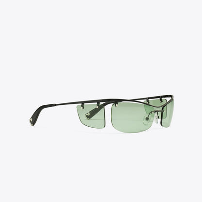 Tory Burch Double-Lens Runway Sunglasses MINT GREEN 1