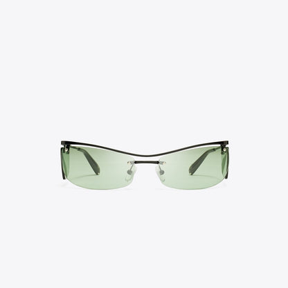 Tory Burch Double-Lens Runway Sunglasses MINT GREEN 1