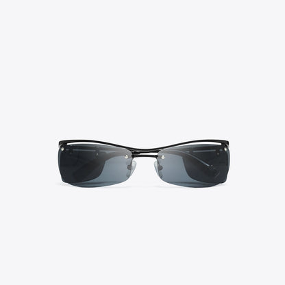 Tory Burch Double-Lens Runway Sunglasses DARK GREY 1