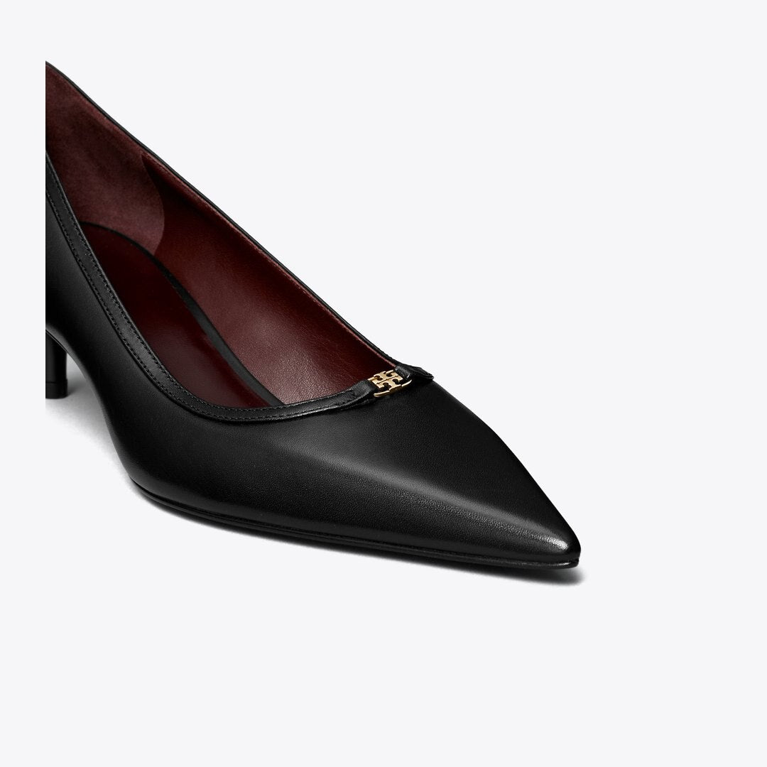 Tory Burch Double T Buckle Low-Heeled Pump PERFECT BLACK / PERFECT BLACK