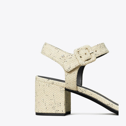 Tory Burch Double T City Sandal GRAIN
