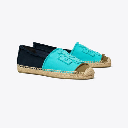 Tory Burch Double T Espadrille SUMMER SKY / ARMY / BLUE NOTTE