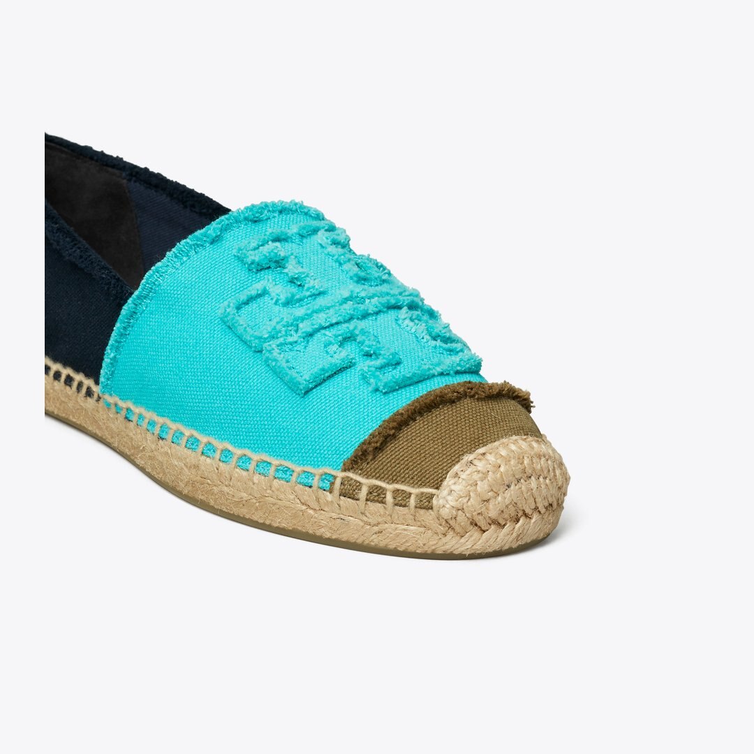 Tory Burch Double T Espadrille SUMMER SKY / ARMY / BLUE NOTTE