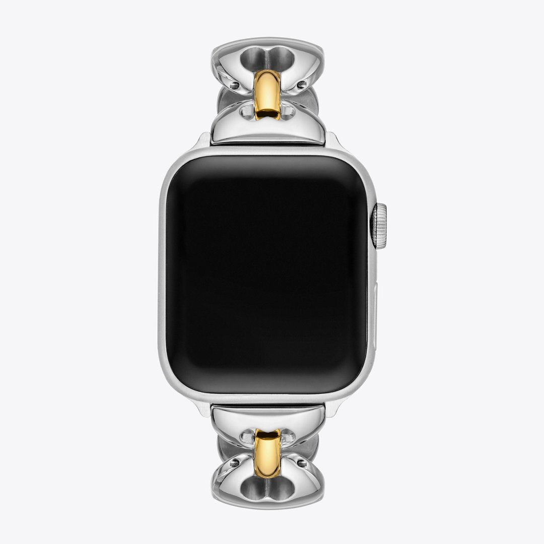 Tory Burch Double T Link Band for Apple Watch TWO-TONE