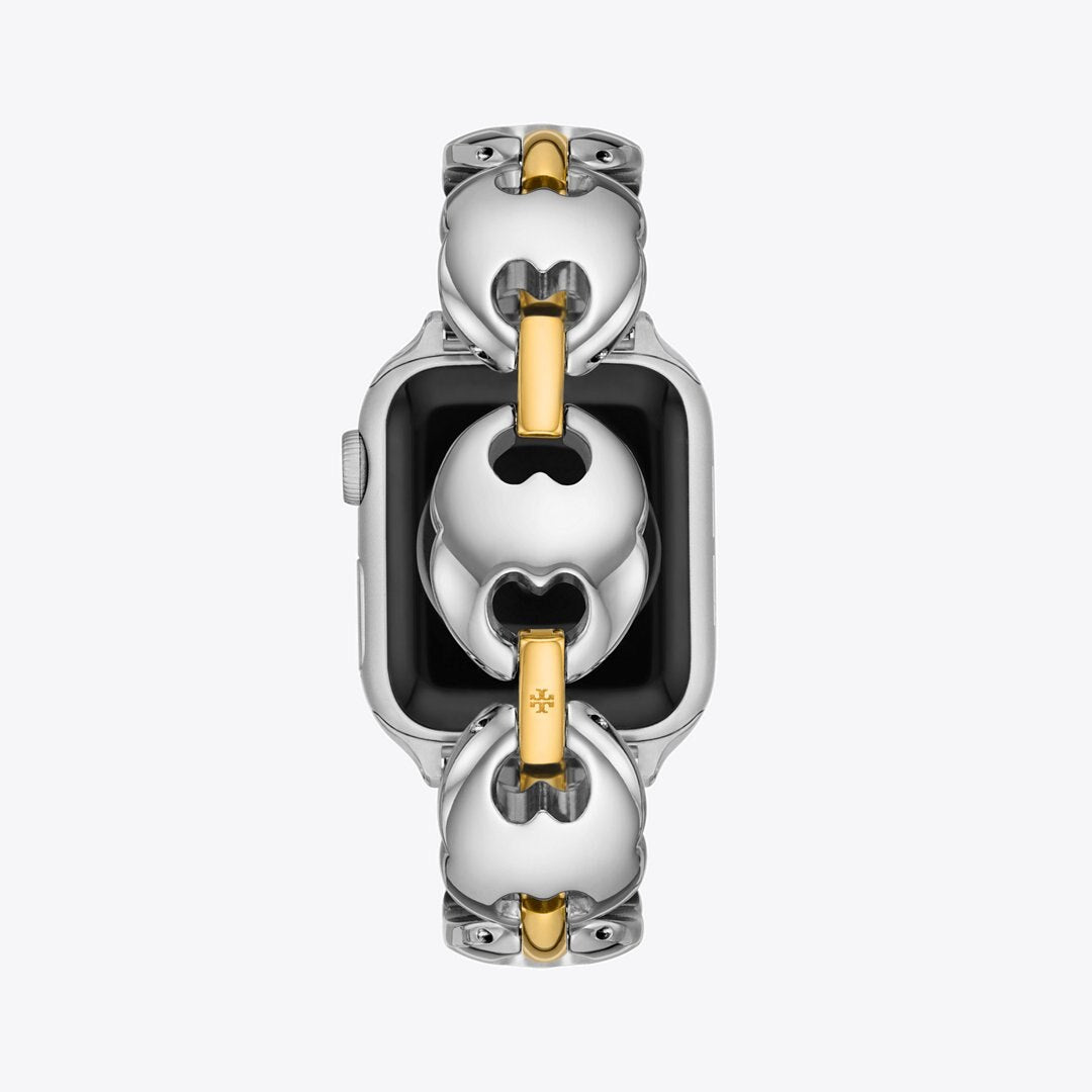 Tory Burch Double T Link Band for Apple Watch TWO-TONE