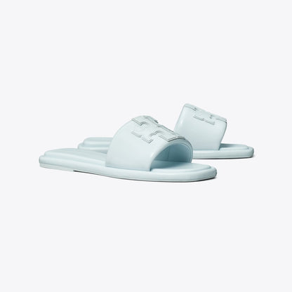 Tory Burch Double T Sport Slide Light Blue