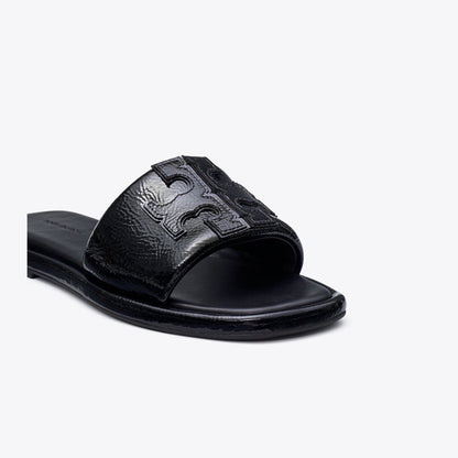 Tory Burch Double T Sport Slide PERFECT BLACK