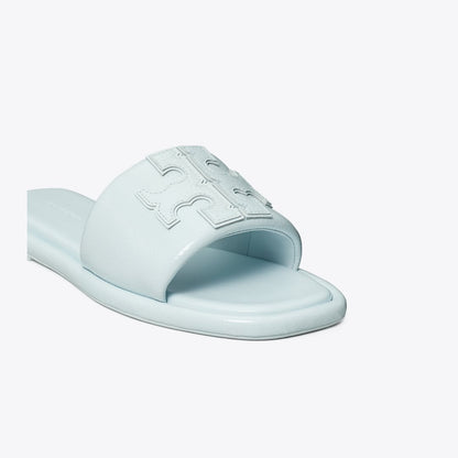 Tory Burch Double T Sport Slide Light Blue