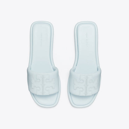 Tory Burch Double T Sport Slide Light Blue