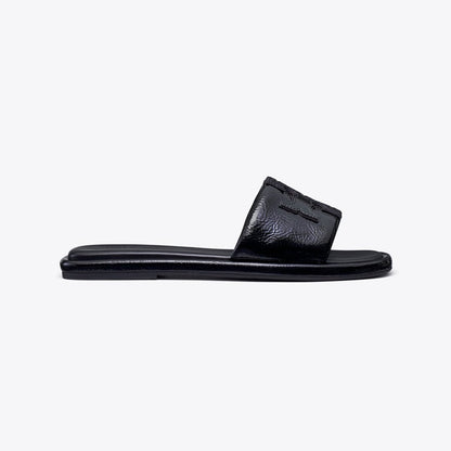 Tory Burch Double T Sport Slide PERFECT BLACK