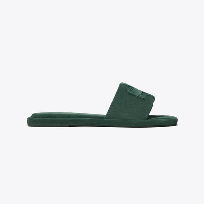 Tory Burch Double T Sport Slide WARM TEAL / WARM TEAL