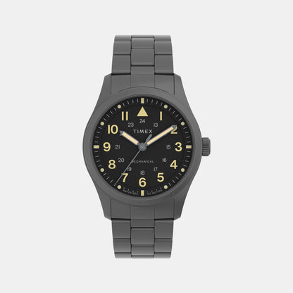 Timex Expedition North Men Mechanical Black Dial Analog Stainless Steel Watch Tw2V41700X6