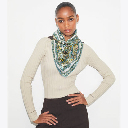 Tory Burch Dream Paisley Silk Square Scarf Dream Paisley