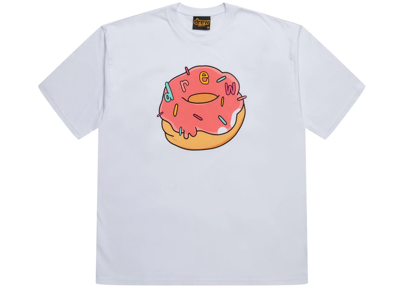 drew house donut t-shirt white