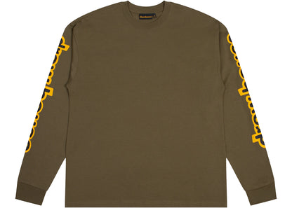drew house drew house hug ls tee midnight olive
