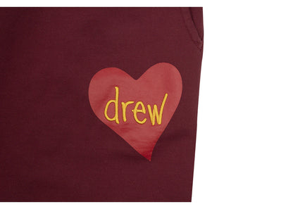 drew house fire sweatpant burgundy