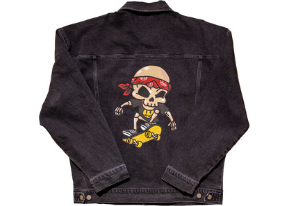 drew house hearty trucker jacket medium black wash