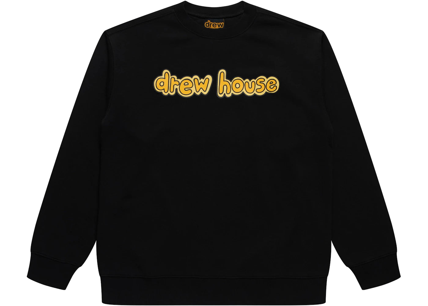 drew house logo crewneck sweatshirt black