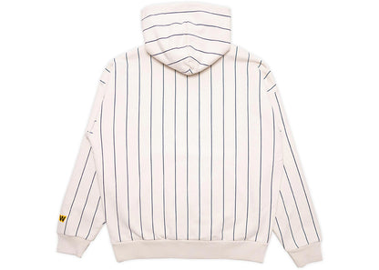 drew house mascot hoodie navy pinstripe