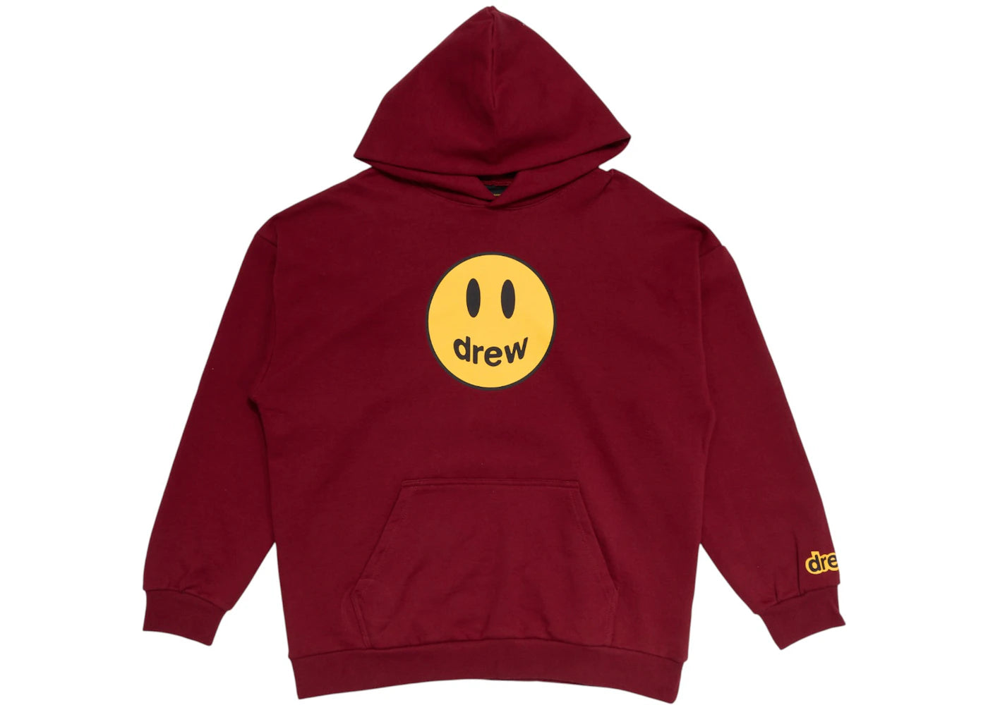 drew house mascot oversized oversized hoodie burgundy